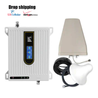 Drop shipping tri band mobile signal booster 3g 4g lte mobile signal repeater gsm mobile cellphone signal amplifier
