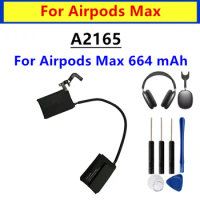 New A2165 Original Battery Real For Airpods Max 664 mAh + Free Tools
