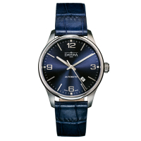 DAVOSA Gentleman 紳士系列經典腕錶-藍/44mm