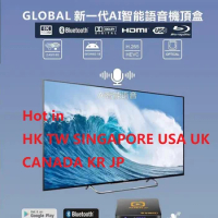 New Global tv pro 3FNF/5FNF 32/64GB box ai voice control hot in Singapore Malaysia Korea Japan HK TW USA CA pk Evpad 6p tv box