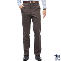 【NST Jeans】秋冬厚款 獵裝式休閒感 咖啡色斜口袋西裝褲(中腰) 390(5582) 台製 紳士 男