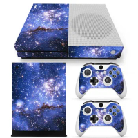 Starry sky Factory Price for Xbox one s Console PVC Skin Sticker for Xbox one S Controller Skin Decals