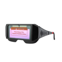護目鏡 自動變光 防電焊弧光護目鏡 氬弧焊 焊工護目 防紫外線B-PG176(電焊眼鏡 電焊用眼鏡 液晶眼鏡)