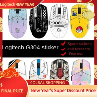 Logitech G304 wireless mouse film with tool non-slip sticker creative film