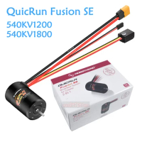 HobbyWing QuicRun Fusion SE 540 1800KV 1200KV Brushless Sensory Motor Built In 40A ESC 2 in 1 for 1/10 RC Climbing Crawler Car