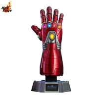 Hottoys Marvel 1:1 Scale The Avengers 4 The Final Battle Avengers: Endgame Nano Gloves Collection Model Decoration Toy 52cm