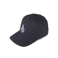 VOLCOM MCP STONE TECH FLEXFIT DELTA HAT BLACK S/M Black