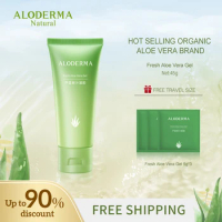 ALODERMA Fresh Pure Aloe Vera Gel 45g +15g Organic Aloe Gel for Face Multi-Effect Moisturizer Repair