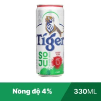 Bia Tiger Soju Cheeky Plum vị mận 330ml