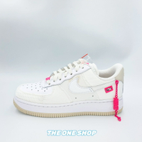 NIKE AIR FORCE 1 白色 桃粉 綴飾