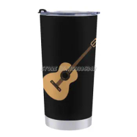 Acoustic Guitar Travel Coffee Mug 20 Oz Car Cup Coffee Thermos Mug Drinking Cup for Gift Acoustic Guitar Acoustic Guitar Electri