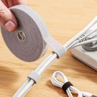 5M Cable Organizer Wire Winder Clip Earphone Holder Mouse Cord Management USB Charger Protector For iPhone Samsung Xiaomi Huawei