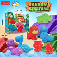 Magic Sand Kebun Binatang - Mainan Pasir Ajaib - Mainan Edukasi Anak Kebun Binatang