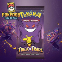 Pokemon English Trick or Trade 2022 Halloween Booster Pack Gengar Pikachu Art Original Sealed - Kart