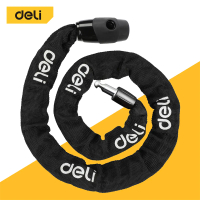 Deli bicycle chain lock, central chain lock, code-activated, strong, locks tightly, safe, Chain Lock