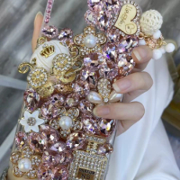 Glitter Rhinestone Phone Case For Huawei Y9 Prime 3D Diamond Protective Cover for Huawei P SMART S 2020 Enjoy 10s Y7 2019 Y7PRO