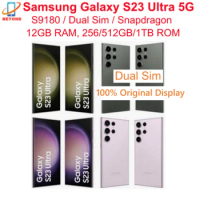 Samsung Galaxy S23 Ultra 5G Dual Sim S9180 6.8" ROM 256/512GB/1TB RAM 12GB Snapdragon NFC Original Android Cell Phone