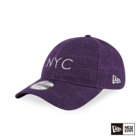 NEW ERA 9FORTY 940UNST 亞麻布料 NYC 紫色 棒球帽