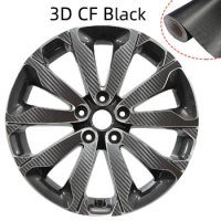 3D Carbon Fiber Series Protective Film DIY Pre-cut Wheel Stickers For KIA SPORTAGE QL 2016-2019 18" Rims Wrap Decal Vinyl