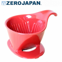 【ZERO JAPAN】典藏陶瓷咖啡漏斗-小(番茄紅)
