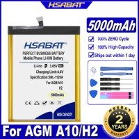 HSABAT H2 5000mAh Battery for AGM A10 Batteries