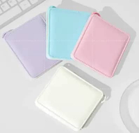 Cermin Lipat Mini Polos Pastel / Cermin Pocket Mirror Praktis Dibawa Custom