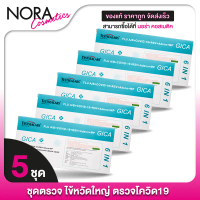 [5 ชุด][ชุดตรวจ 6in1] Testsealabs Gica ATK FLU A/B Covid19 RSV Adeono MP ติดเชื้อ ไข้หวัดใหญ่ ฟ้า