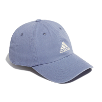 adidas 帽子 DAD CAP BOS 情侶 男女款 愛迪達 基本款 老帽 帽圍可調 穿搭 藍 白 GS2081