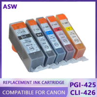 5PK For Canon PGI425 PGI-425 CLI-426 Compatible Ink cartridge For Canon PIXMA IP4840/IP4940/IX6540/MG5140/5240 Printer
