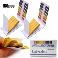 ​2 Pack 80 Strips PH 1-14 Litmus Paper PH Tester Papers Universal Indicator Paper Test For Water Aquarium Wholesale