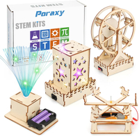 Poraxy 4 Combination 1 STEM Suit Suitable 8-10 Children Science STEM Project Suitable 8-1