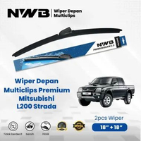 Wiper Mobil Multiclips Premium Mitsubishi L200 Strada (NNB WPM 18" & 18")