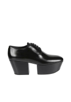 Prada Prada Leather Platform Loafers - PRADA - Black