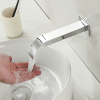 衛生間 入墻式 智能感應水龍頭 全自動 紅外線冷熱水 感應式洗手器