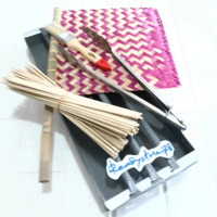 Panggangan Sate Sosis Jagung Ayam Jepit Kipas Kuas Capitan Stainless + Bonus Tusukan Sate / Bakaran 