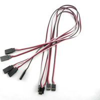 10Pcs 100mm/150mm/200mm/300mm/500mm RC Servo Extension Cord Cable Wire Lead JR For Rc Helicopter Rc Drone
