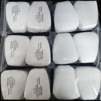 50/300pcs 5N11 Industry Cotton Filters 501 Cover Replaceable For 3M 6200/7502/6800 Gas Dust Proof Mask Respirator Accessories