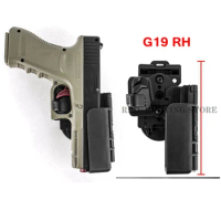 Glock 19 34 Gun Holster Quick Draw Belts Waist Holster Airsoft Accessories Tactical Equipment Gun Bag Holster Right Hand