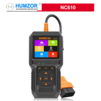 HUMZOR NC610 OBD2 OBDII Engine J1939 Automotive Scanner 12V/24V Heavy Duty Truck Scanner Car Code Reader Diesel Diagnostic Tool