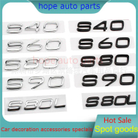 Emblem Pelekat Ekor Belakang, Sesuai untuk Volvo S40, S60, S80, S90, S80L, Logo Pintu, Dipasang Semu