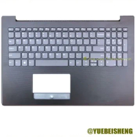 YUEBEISHENG New For Lenovo IdeaPad 330C-15 330C-15IKB US keyboard Palmrest upper cover No Touchpad
