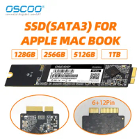 OSCOO Hard Disk SSD For 2010 2011 Apple Macbook Air A1370 A1369 Cheap Solid State Drive MAC SSD 128GB 256GB 512GB 1TB