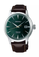 Seiko Seiko Presage Cocktail Time ‘Mockingbird’ Emerald Green Dial Leather Band Automatic Watch SRPD