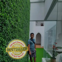 \PROMO\" Daun Dolar Dolaran Sintetis Tanaman Daun Rambat Dinding Murah"
