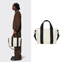 【RAINS官方直營】Tote Bag Micro 經典防水休閒迷你托特包(Dune沙丘白)