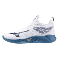 Mizuno Wave Dimension [V1GA224021] 男 排球鞋 運動 訓練 襪套式 包覆 緩震 白藍