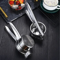 Water Squeezer Vegetable Dehydrator Household Mashed Potato Press Stainless Steel Juice Press Manual Vegetable Filling