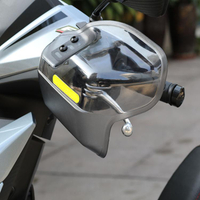 車把套 踏板摩托車護手罩手把風擋護手電動車前擋風板通用UY125改裝配件 限時88折