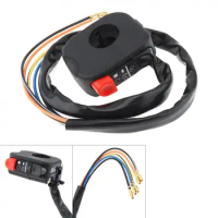 12V 7/8'' 22MM Universal Motorcycle Handle LED Headlights Double Flash Switch