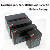6v 4ah 4.5ah 7ah 10ah 12ah 12v 7Ah lithium battery for electronic scale Access control children toy airplane rc tank UPS